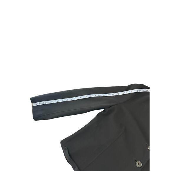 Michael Kors Black Business Career Office Work Wool Blend Blazer Size 14 - Picture 12 of 13